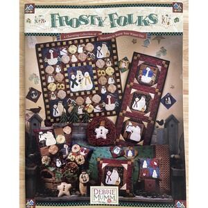 VTG‎ Frosty Folks Snow People Quilt Projects Book By Debbie Mumm